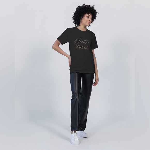 Haute Mess Relaxed Fit Tee Yoga Bitch x Champion NWT - Picture 3 of 8